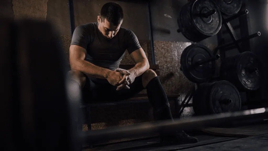 Visual representation of the mental and physical elements required for successful fat loss transformation.